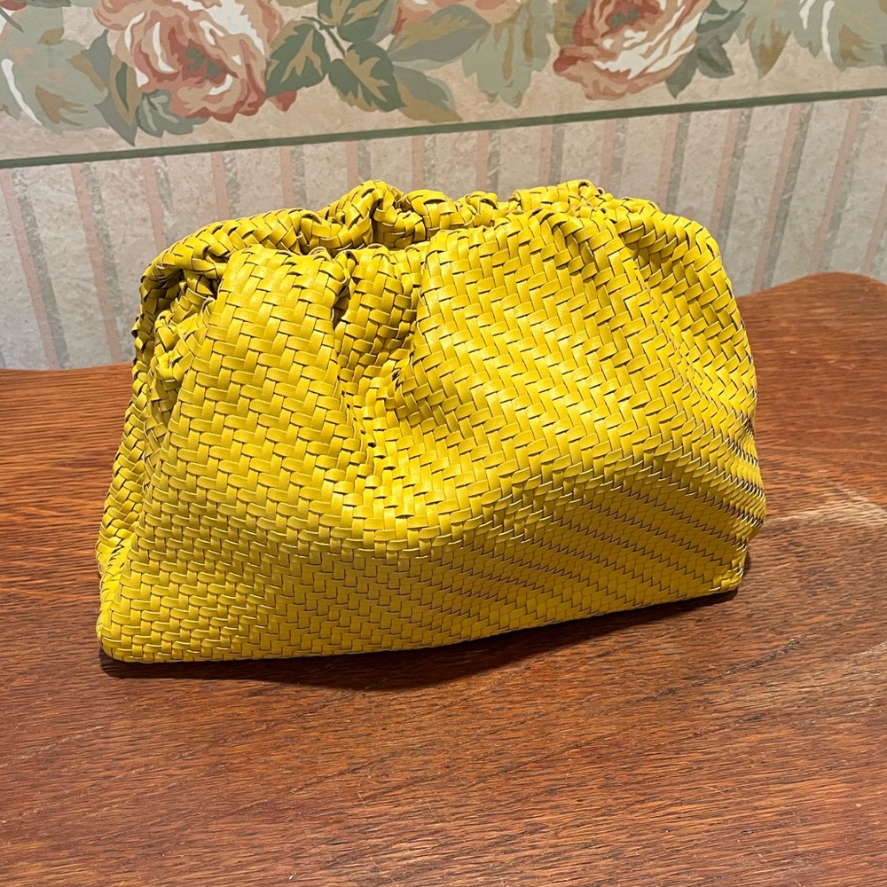 NWT Anthropologie yellow purse